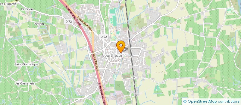 localisation de l'entreprise MADAME WENDY DELSAUT  COURTHEZON