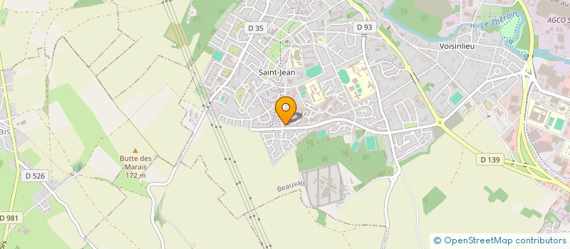 localisation de l'entreprise MADAME WENDY EL KAIM  BEAUVAIS