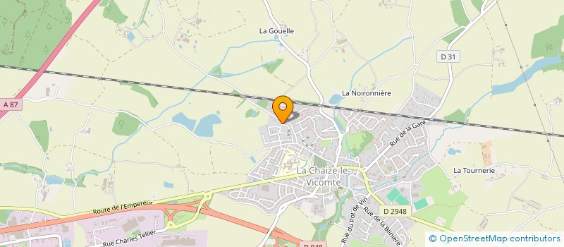 localisation de l'entreprise MADAME WENDY FELTRIN  LA CHAIZE-LE-VICOMTE