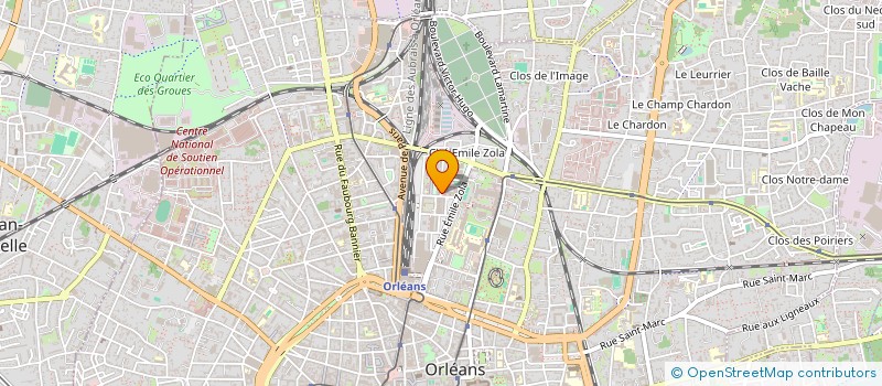 localisation de l'entreprise MADAME WENDY GARO  ORLEANS