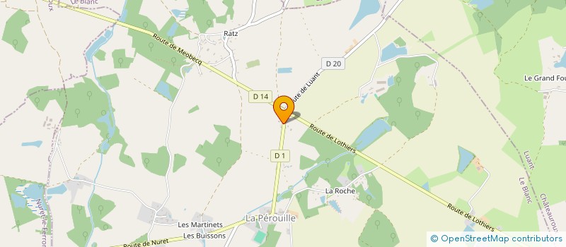 localisation de l'entreprise MADAME WENDY GAUTIER à LA PEROUILLE