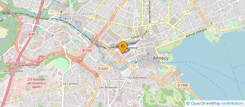 localisation de l'entreprise MADAME WENDY GONDRE à ANNECY