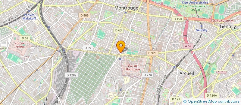 localisation de l'entreprise MADAME WENDY GOODWIN  MONTROUGE