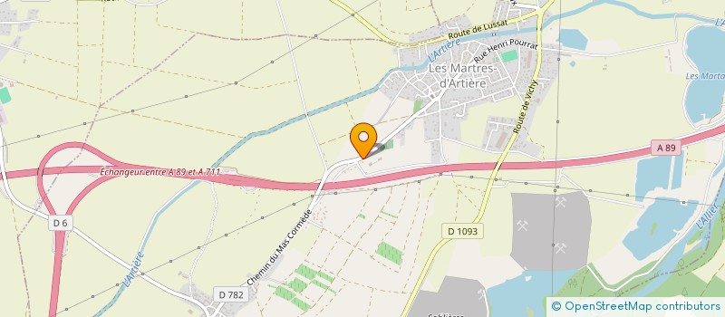 localisation de l'entreprise MADAME WENDY GUILLEMIN  LES MARTRES-D'ARTIERE