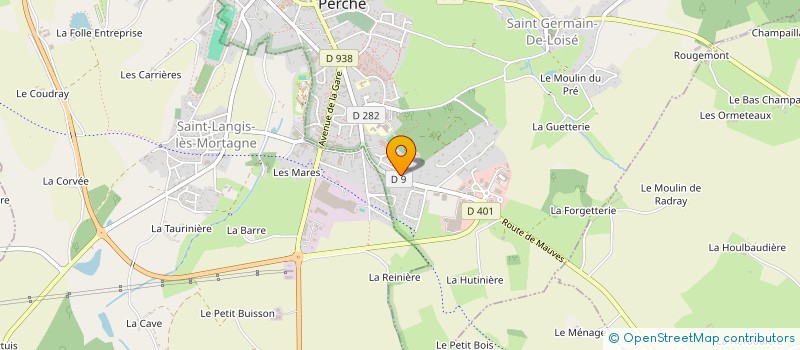 localisation de l'entreprise MADAME WENDY HORLAVILLE à MORTAGNE-AU-PERCHE