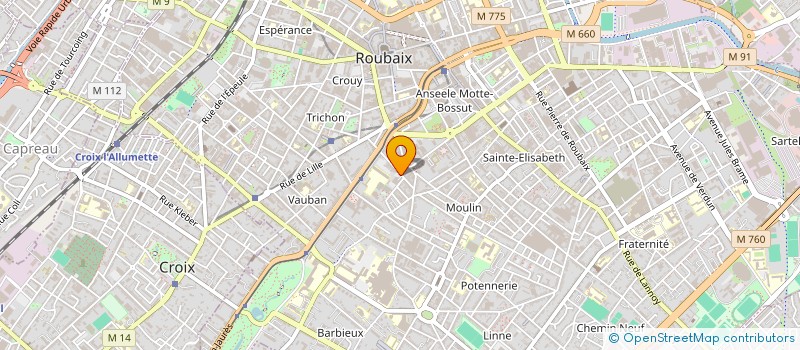 localisation de l'entreprise MADAME WENDY HUMBERT à ROUBAIX