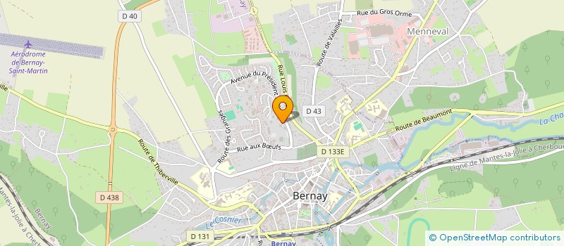 localisation de l'entreprise MADAME WENDY KAPUSTA BLUTEAU  BERNAY