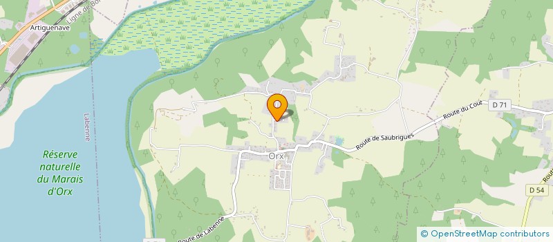 localisation de l'entreprise MADAME WENDY LAMOTTE  ORX