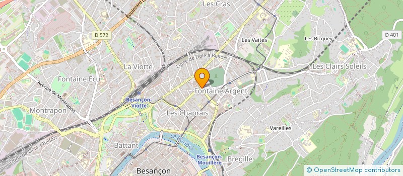 localisation de l'entreprise MADAME WENDY LAURENT  BESANCON