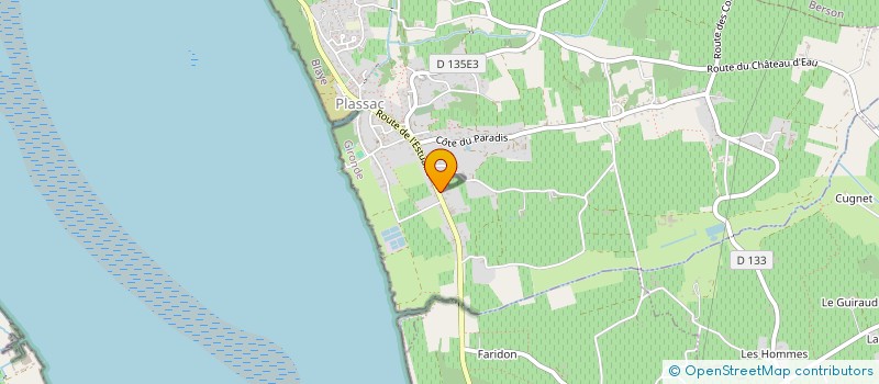 localisation de l'entreprise MADAME WENDY LEGEARD  PLASSAC