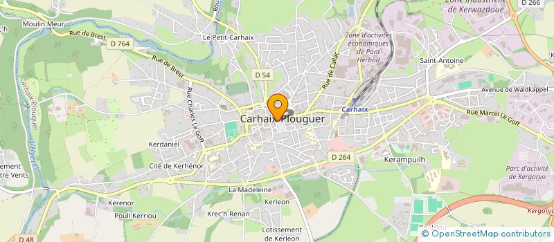 localisation de l'entreprise MADAME WENDY LEMASSON à CARHAIX PLOUGUER