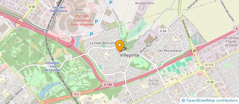 localisation de l'entreprise MADAME WENDY LOZA à VILLEPINTE