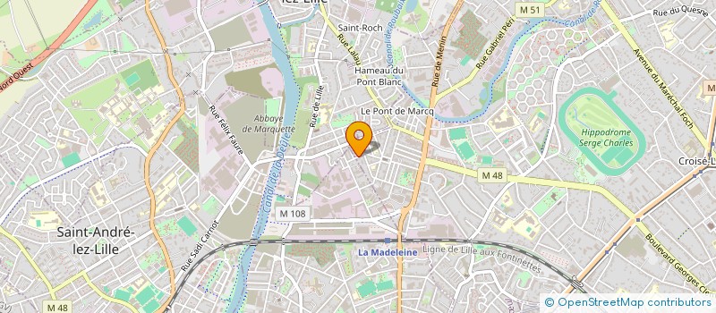 localisation de l'entreprise MADAME WENDY MANESSIER à MARCQ-EN-BARŒUL