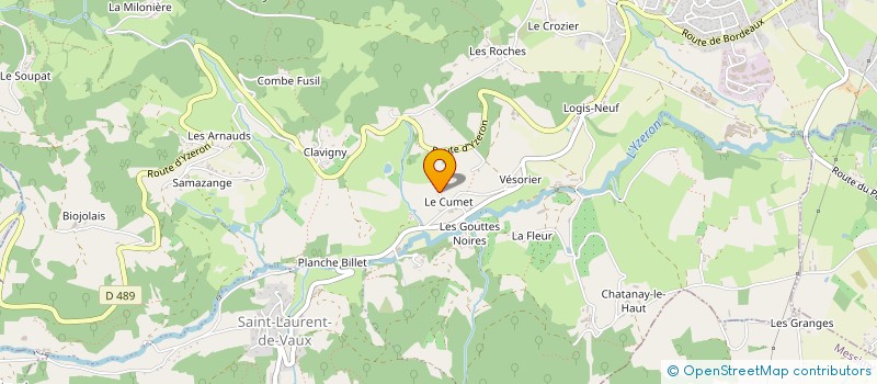 localisation de l'entreprise MADAME WENDY NORO  VAUGNERAY