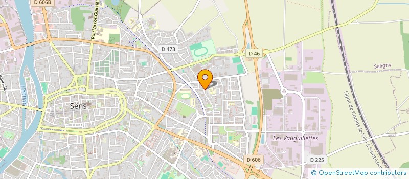 localisation de l'entreprise MADAME WENDY PAISLEY  SENS