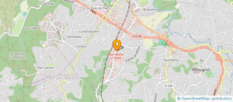 localisation de l'entreprise MADAME WENDY PASETTI  GRASSE