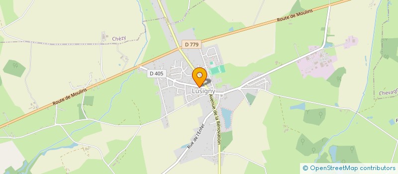 localisation de l'entreprise MADAME WENDY ROUSSEAU à LUSIGNY