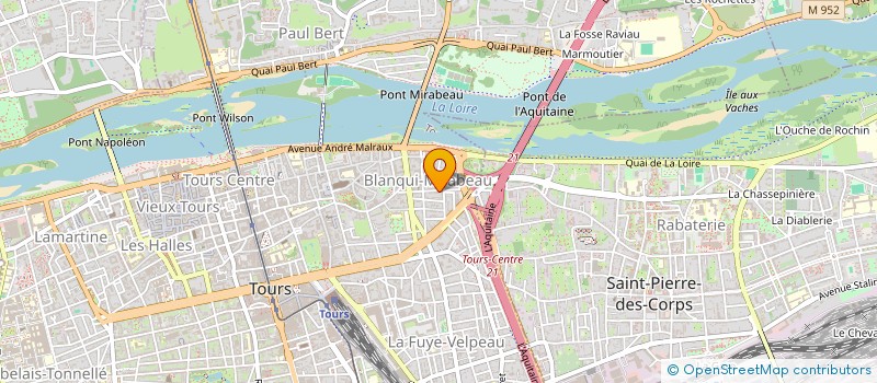 localisation de l'entreprise MADAME WENDY ROY  TOURS