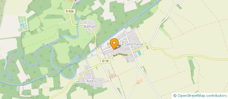 localisation de l'entreprise MADAME WENDY SCHWEINFURT  BLANZY-LA-SALONNAISE