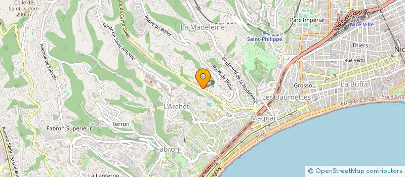 localisation de l'entreprise MADAME WENDY SEGRETO  NICE