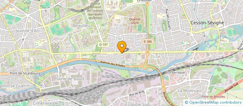 localisation de l'entreprise MADAME WENDY SEIGNEUR  CESSON-SEVIGNE