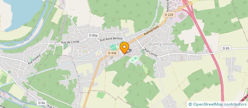 localisation de l'entreprise MADAME WENDY SIM  QUINCY-VOISINS