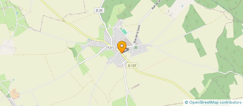 localisation de l'entreprise MADAME WENDY TESSON  HARCOURT