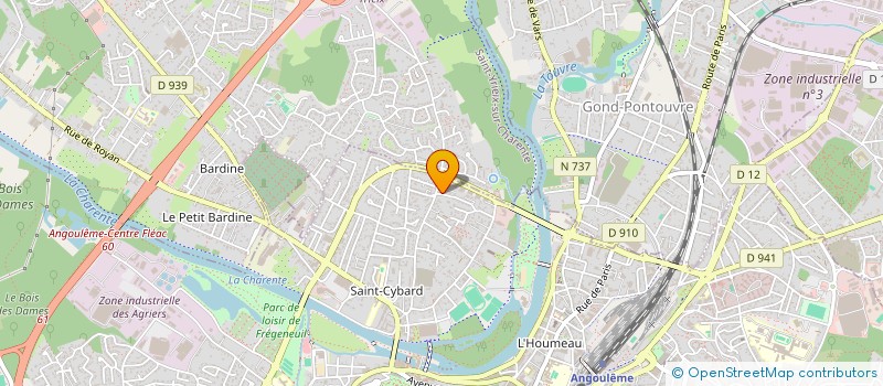 localisation de l'entreprise MADAME WENDY THOMAS à ANGOULEME