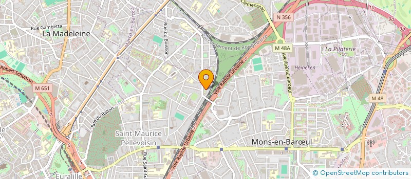 localisation de l'entreprise MADAME WENDY THOUVENIN  LILLE