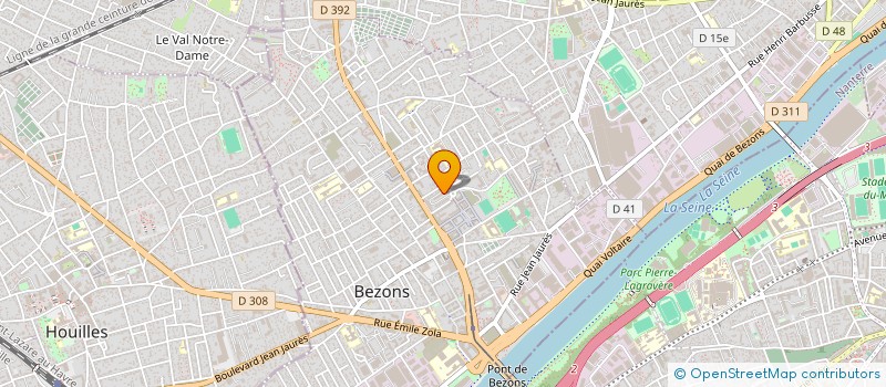 localisation de l'entreprise MADAME WENDY VASLIN  BEZONS