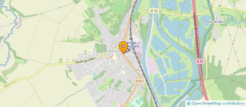 localisation de l'entreprise MADAME WENDY VAZ  DIEULOUARD