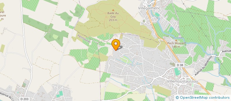 localisation de l'entreprise MADAME WENDY VAZQUEZ  VILLEMOUSTAUSSOU