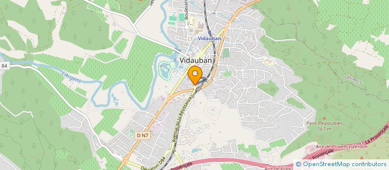 localisation de l'entreprise MADAME WENDY WESTON  VIDAUBAN