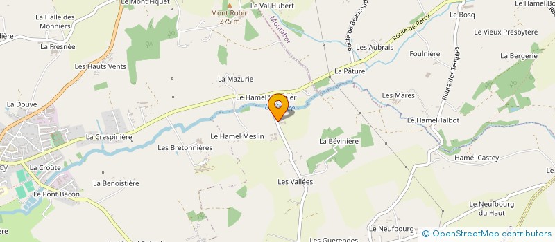 localisation de l'entreprise MADAME WENDY YOUNG  PERCY-EN-NORMANDIE