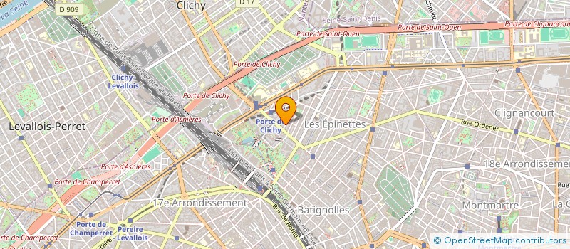 localisation de l'entreprise MADAME WENGING YU  PARIS