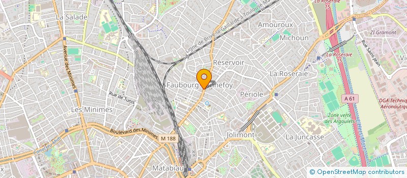 localisation de l'entreprise MADAME WENHUA LI à TOULOUSE