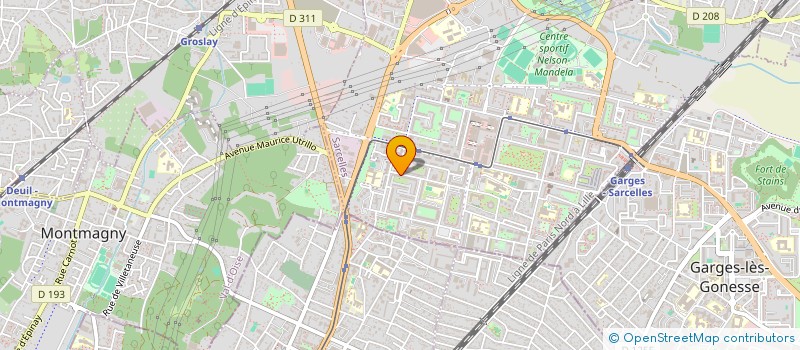 localisation de l'entreprise MADAME WENJI JEAN-PIERRE  SARCELLES