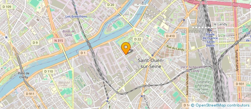 localisation de l'entreprise MADAME WENJIA ZHAI à SAINT-OUEN-SUR-SEINE