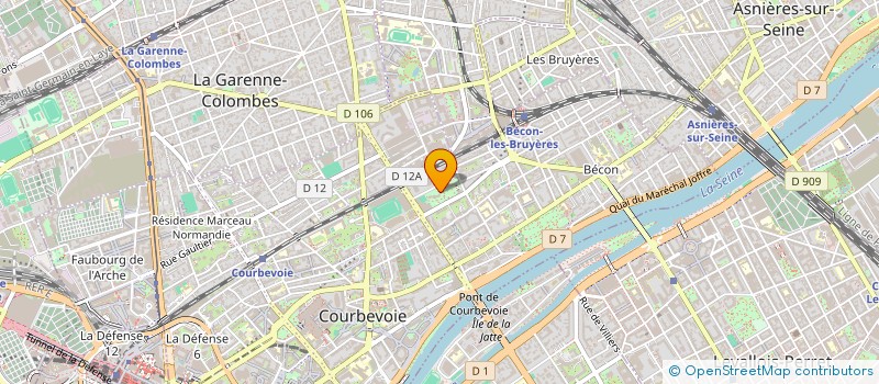localisation de l'entreprise MADAME WENLI LI à COURBEVOIE