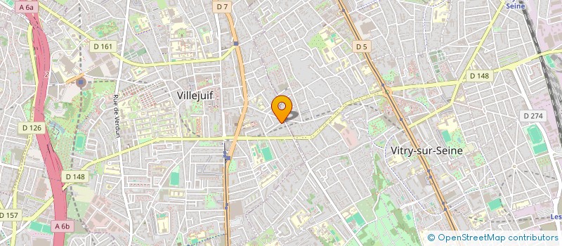 localisation de l'entreprise MADAME WENQI PAN  VILLEJUIF