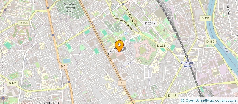 localisation de l'entreprise MADAME WENROU PENG  VITRY-SUR-SEINE