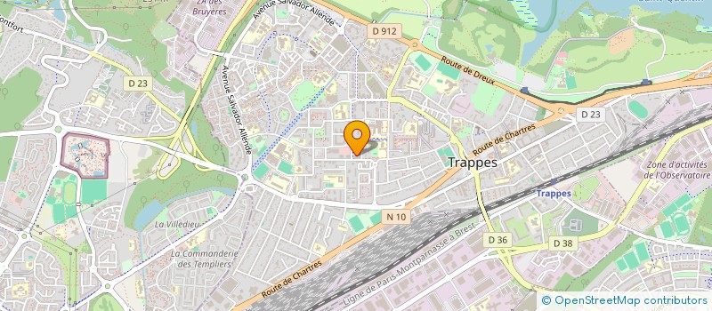 localisation de l'entreprise MADAME WENSI HAN à TRAPPES