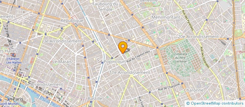 localisation de l'entreprise MADAME WENTING SONG  PARIS