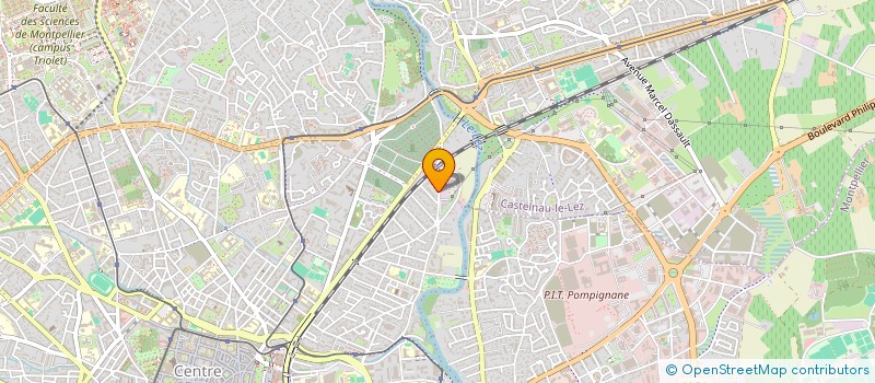 localisation de l'entreprise MADAME WENWEI QIU à MONTPELLIER