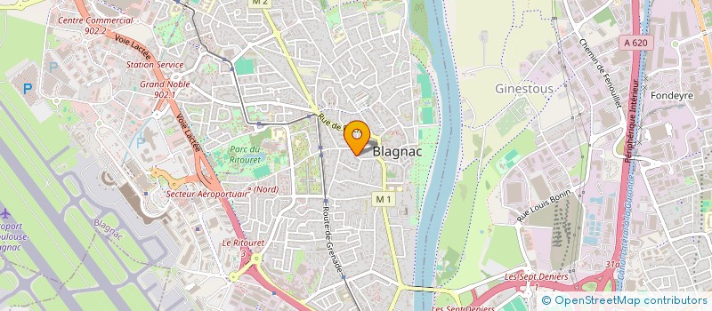 localisation de l'entreprise MADAME WENYUAN LIN  BLAGNAC