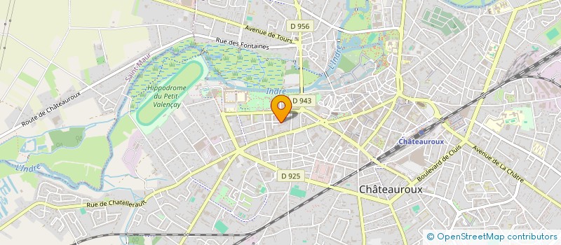 localisation de l'entreprise MADAME WERONICA DRAUS à CHATEAUROUX