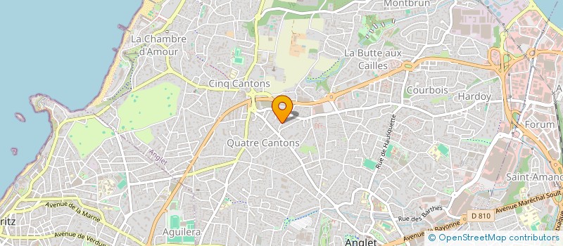 localisation de l'entreprise MADAME WERONIKA JENCZALIK à ANGLET