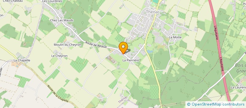 localisation de l'entreprise MADAME WERONIKA SADOWA  THENAC