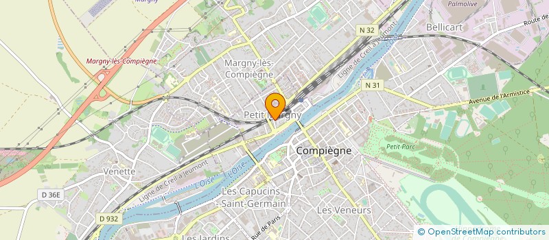 localisation de l'entreprise MADAME WERONIKA SZRAJBER  COMPIEGNE