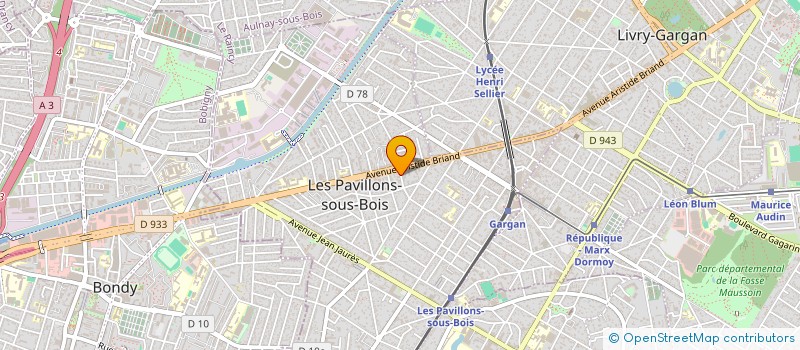 localisation de l'entreprise MADAME WHISLENE JOSEPH  LES PAVILLONS-SOUS-BOIS